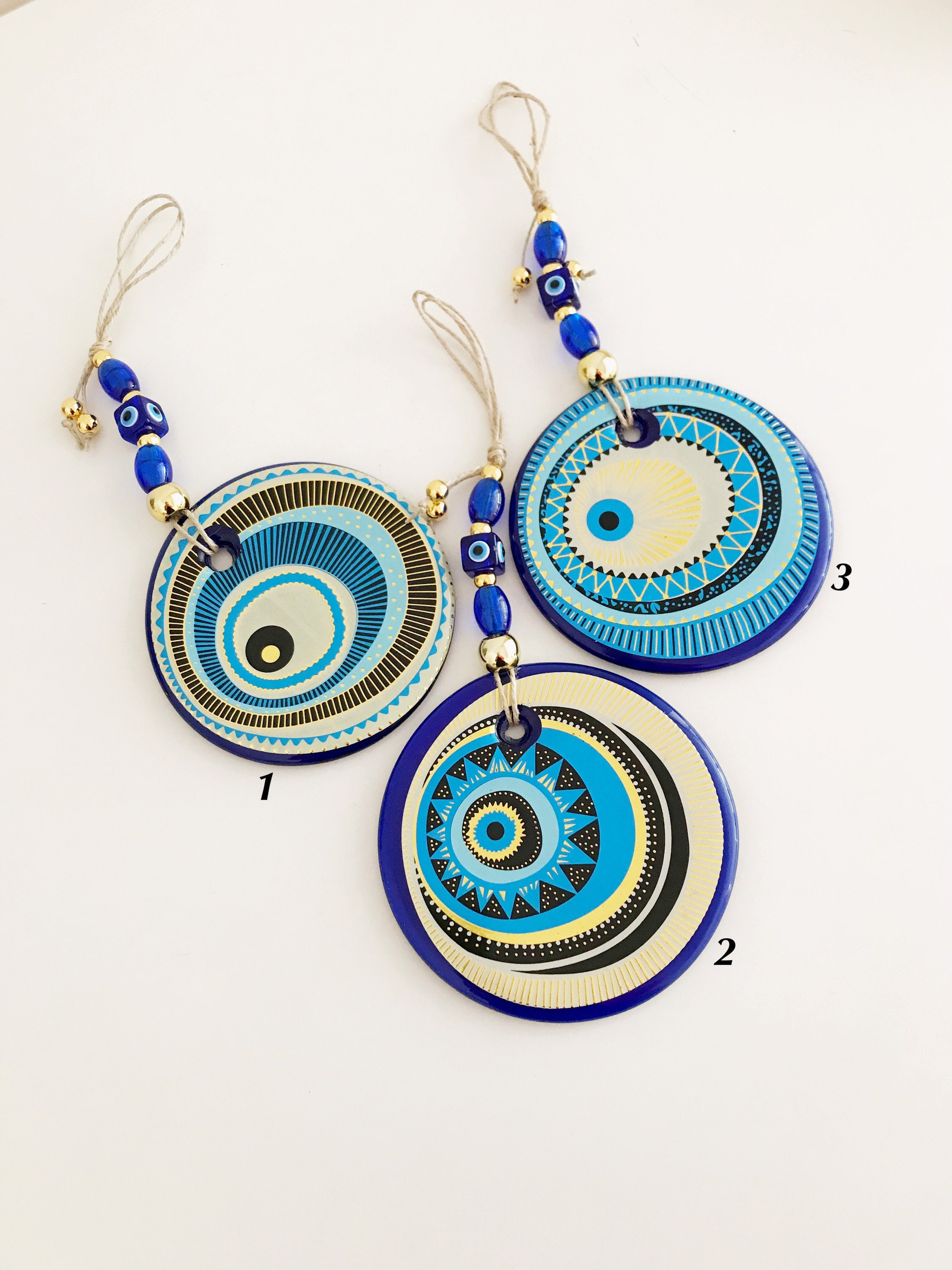 Handmade Evil Eye Wall Hanging modern evil eye home decor Etsy