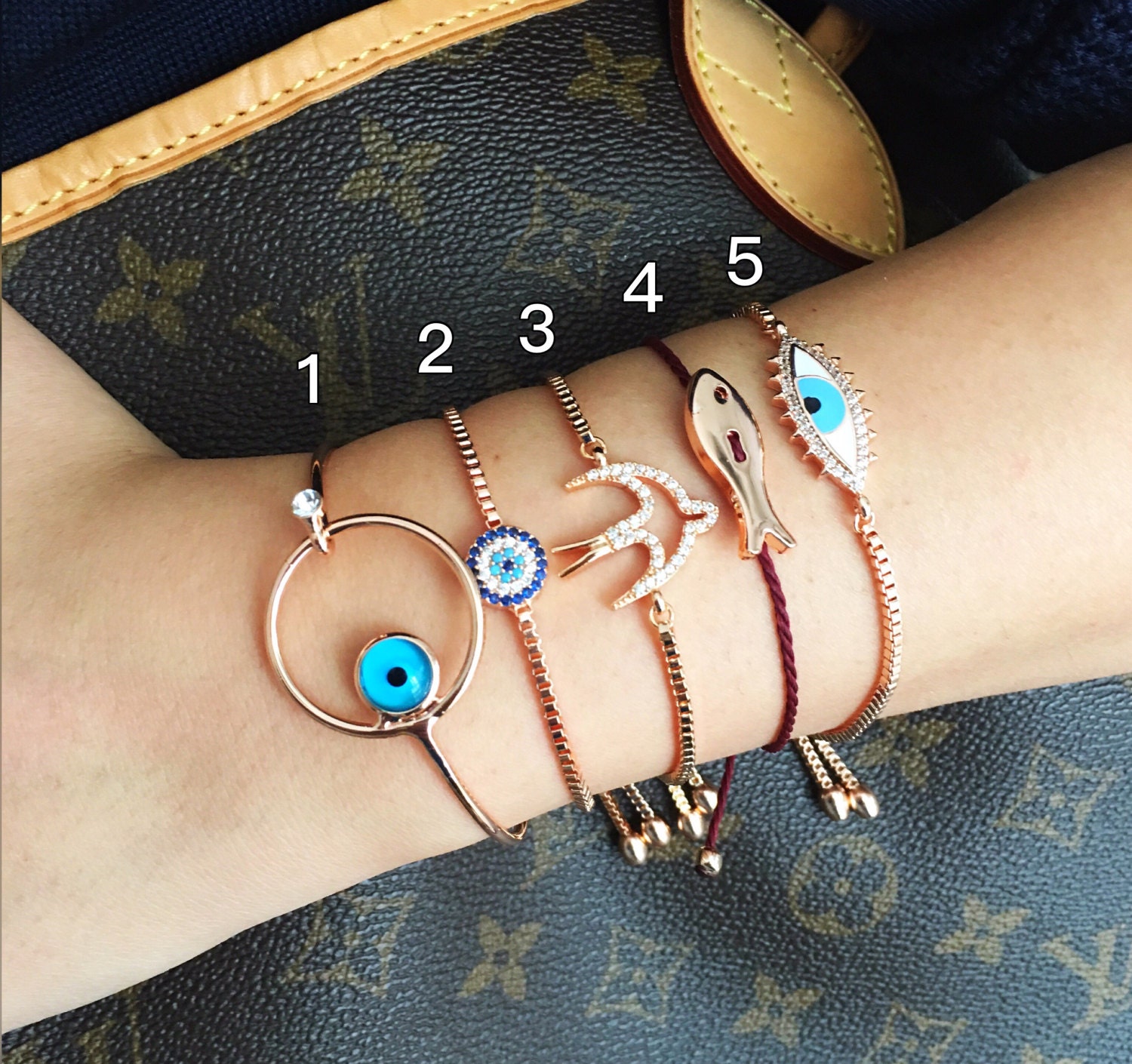 Fish eye bracelet deals