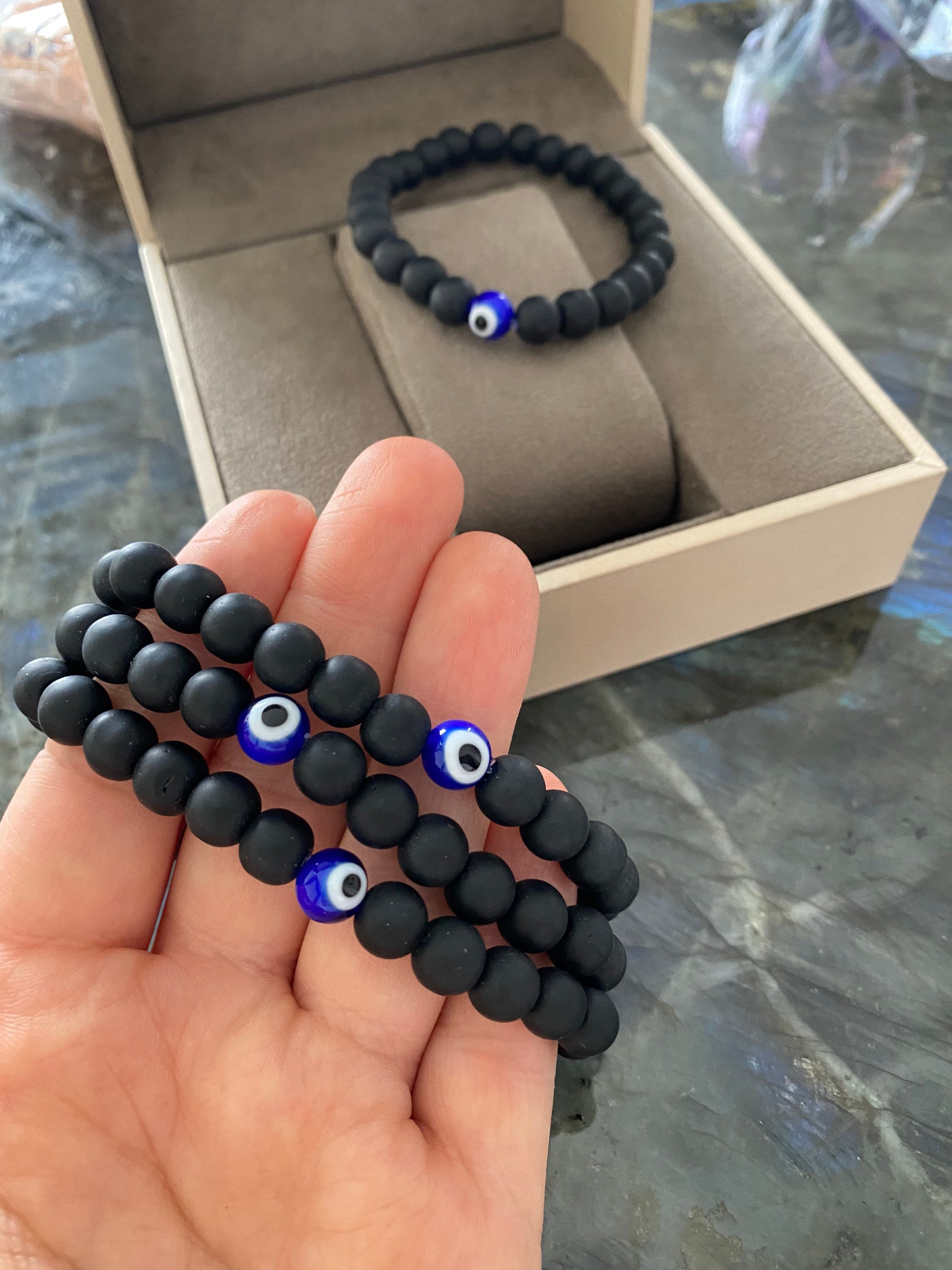 Elements Black Onyx Bead Bracelet  Landing Company