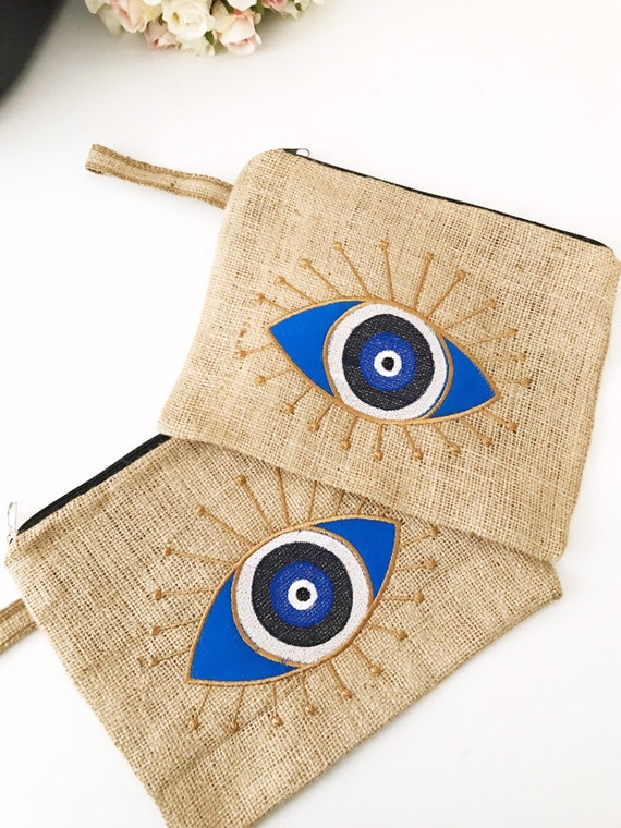 America & Beyond - The Grecian Nights Evil Eye Clutch