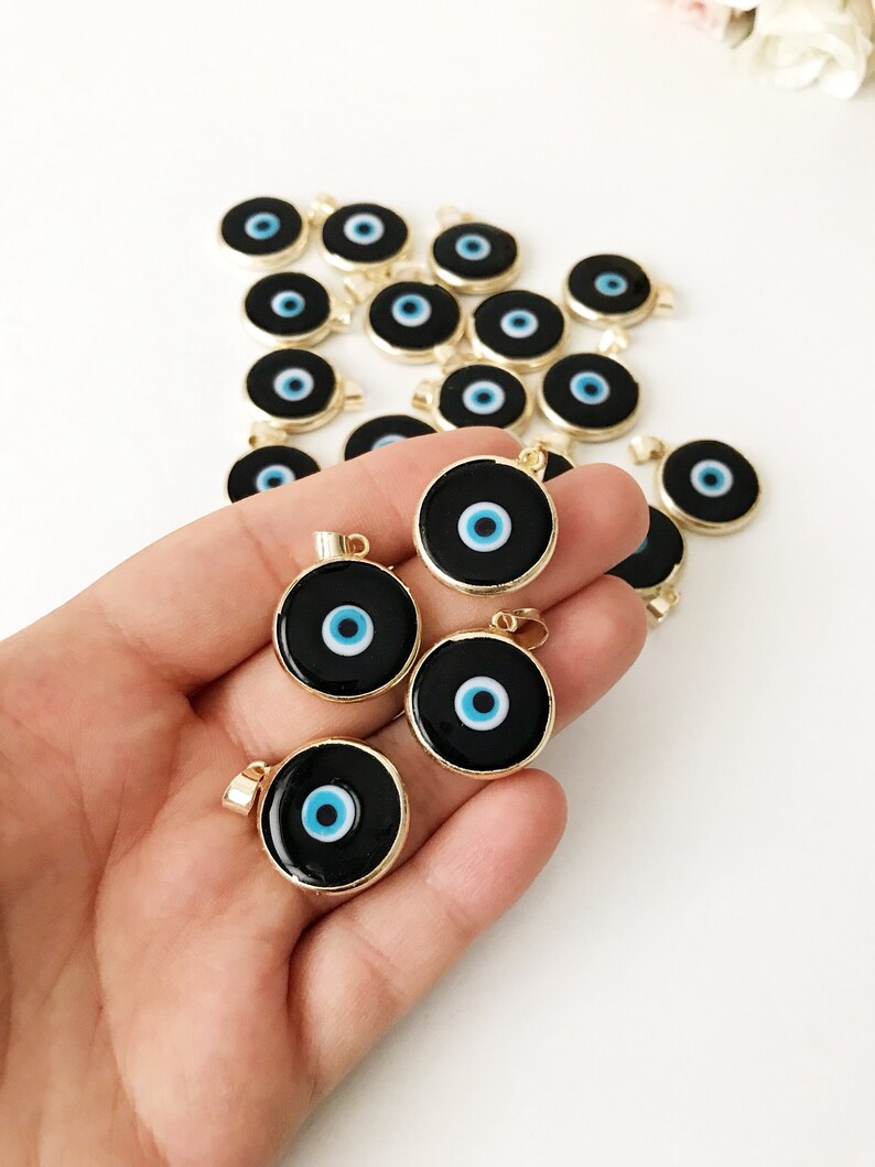 Murano Glass Beads Evil Eye Bead Evil Eye Pendant Evil Eye Etsy