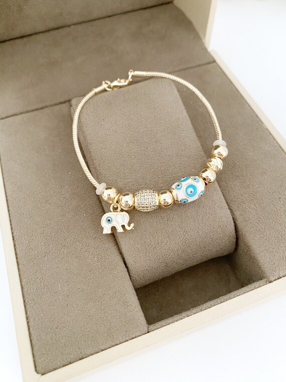 925 Silver Chains Of Evil Eye Bracelet – Curio Cottage