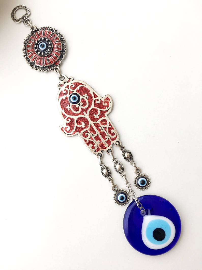 Hamsa Wall Art Evil Eye Wall Hanging Nazar Boncuk Evil Eye Etsy