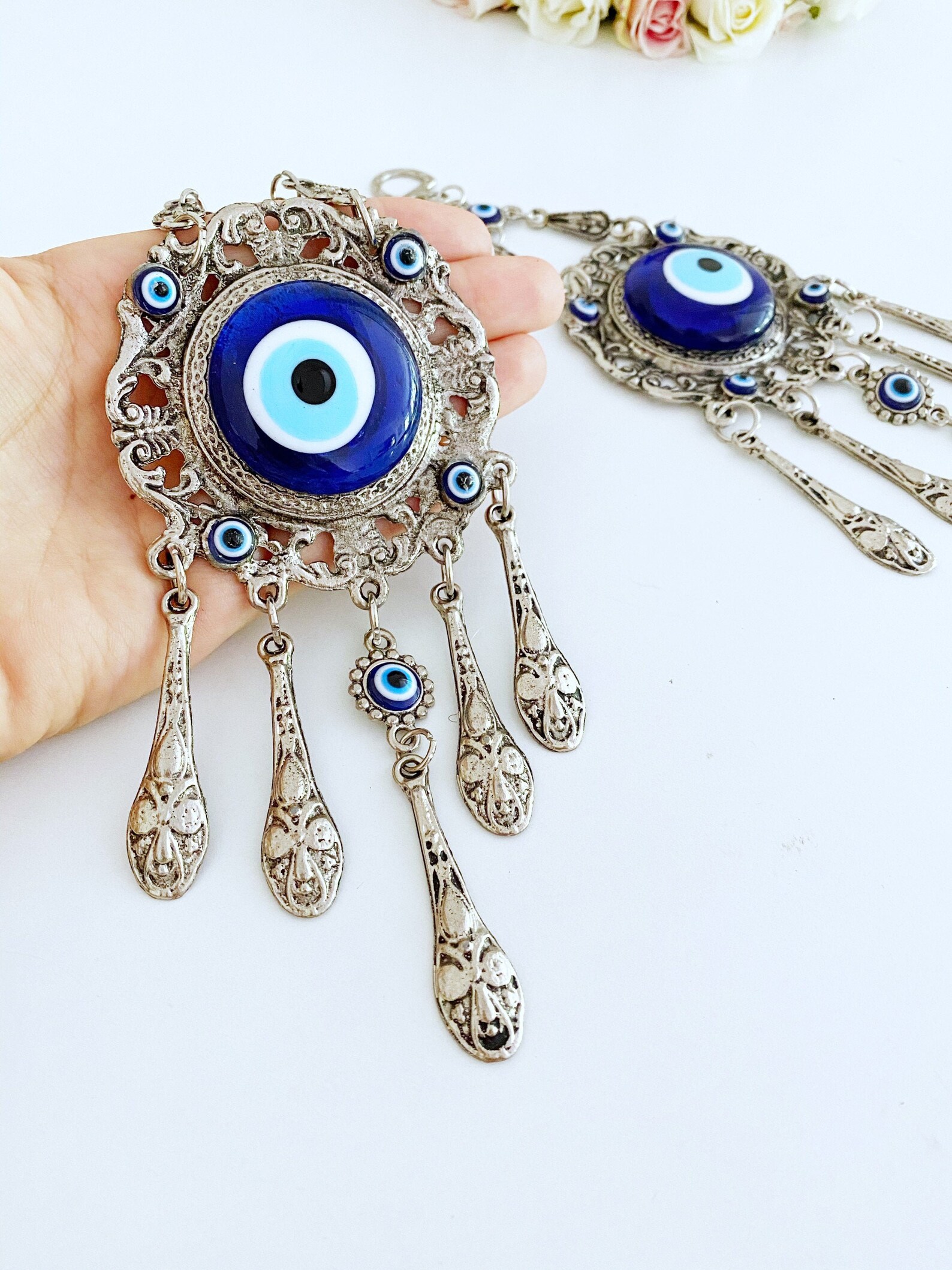 Evil Eye Wall Decor Evil Eye Wall Hanging Turkish Evil Eye Etsy