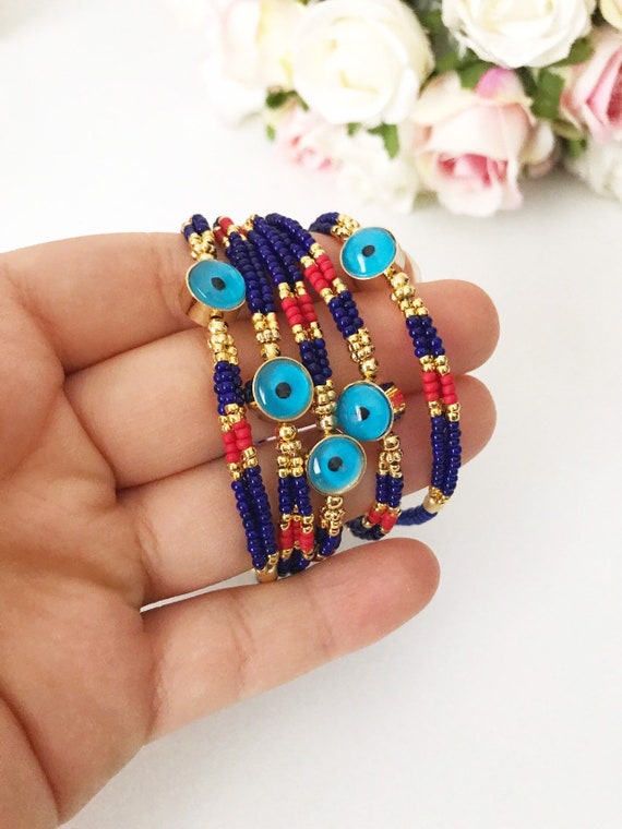 Nazar outlet bead bracelet
