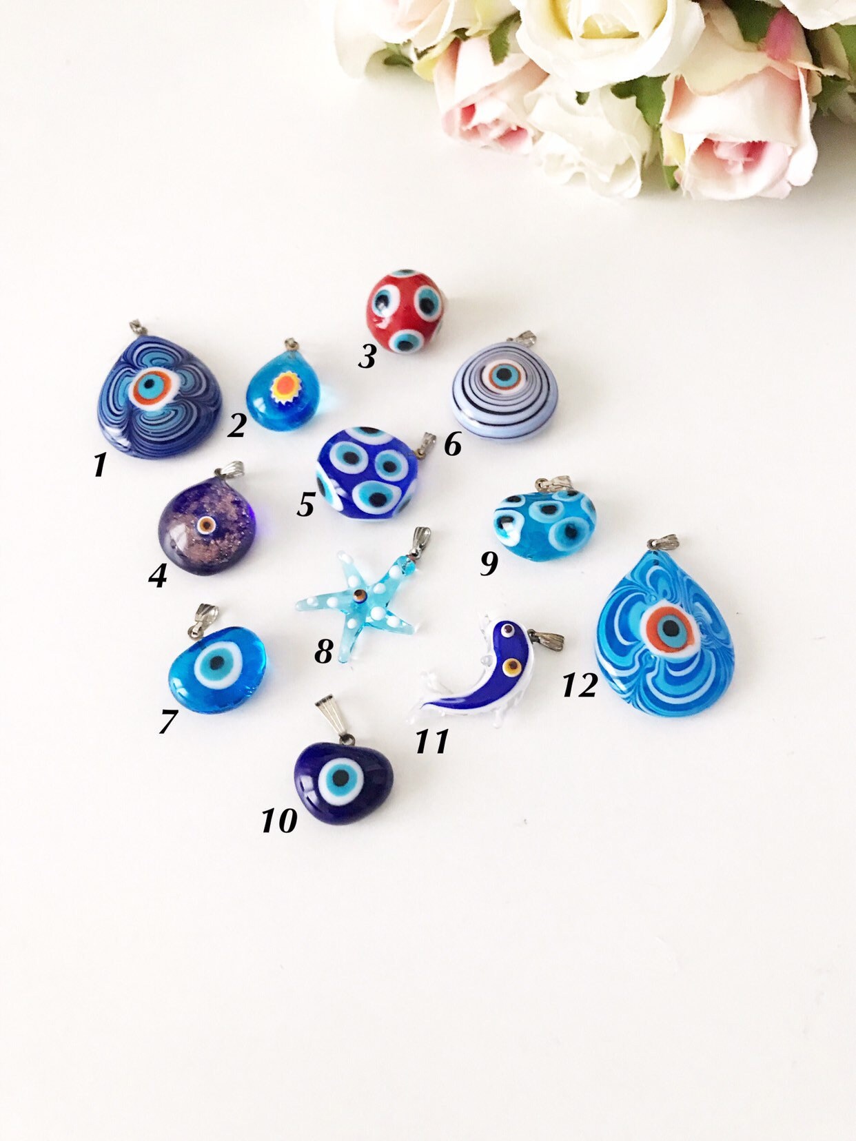 Greek evil eye charm deals