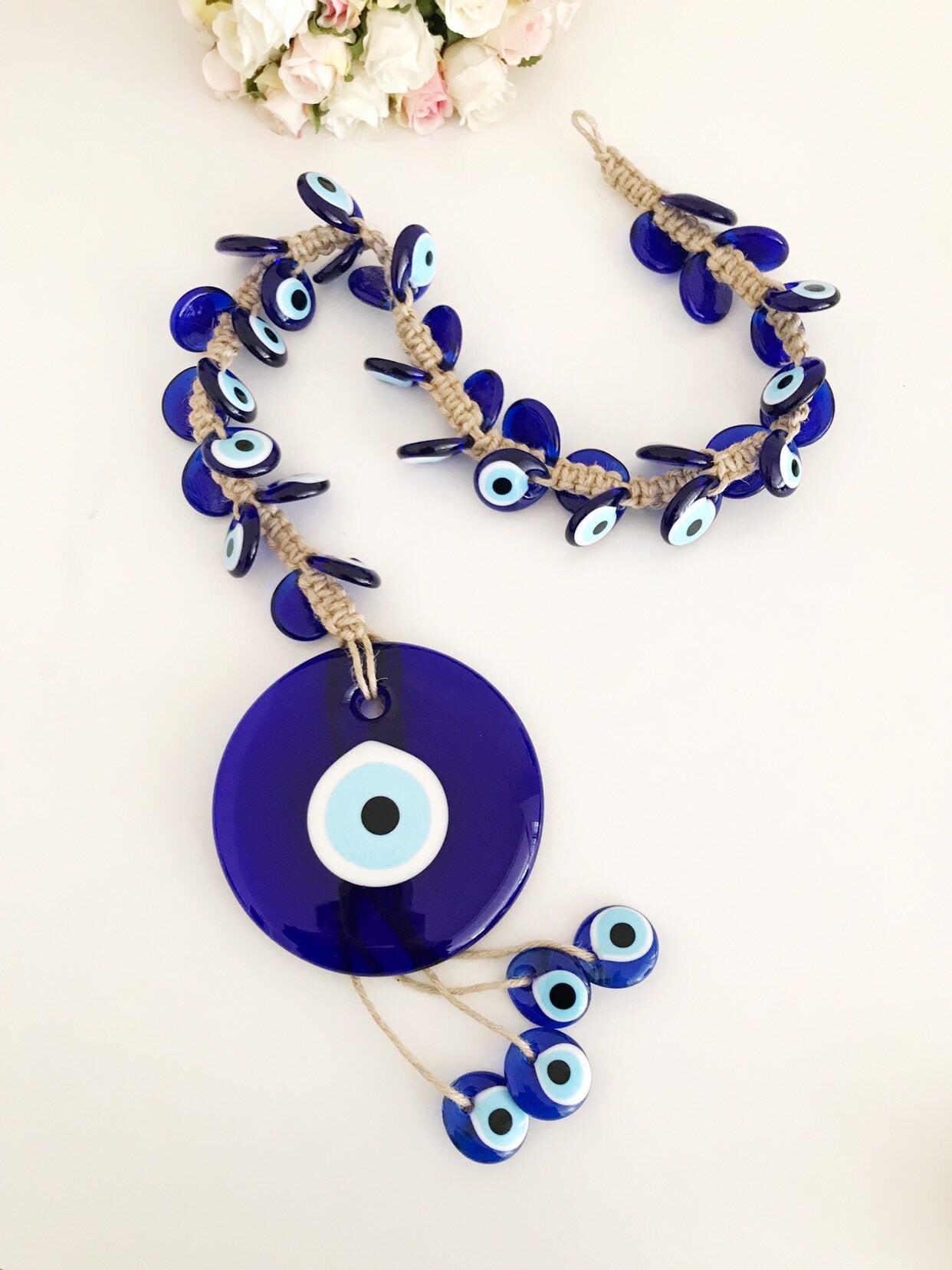 Large Evil Eye Wall Hanging Evil Eye Home Decoration Evil Etsy