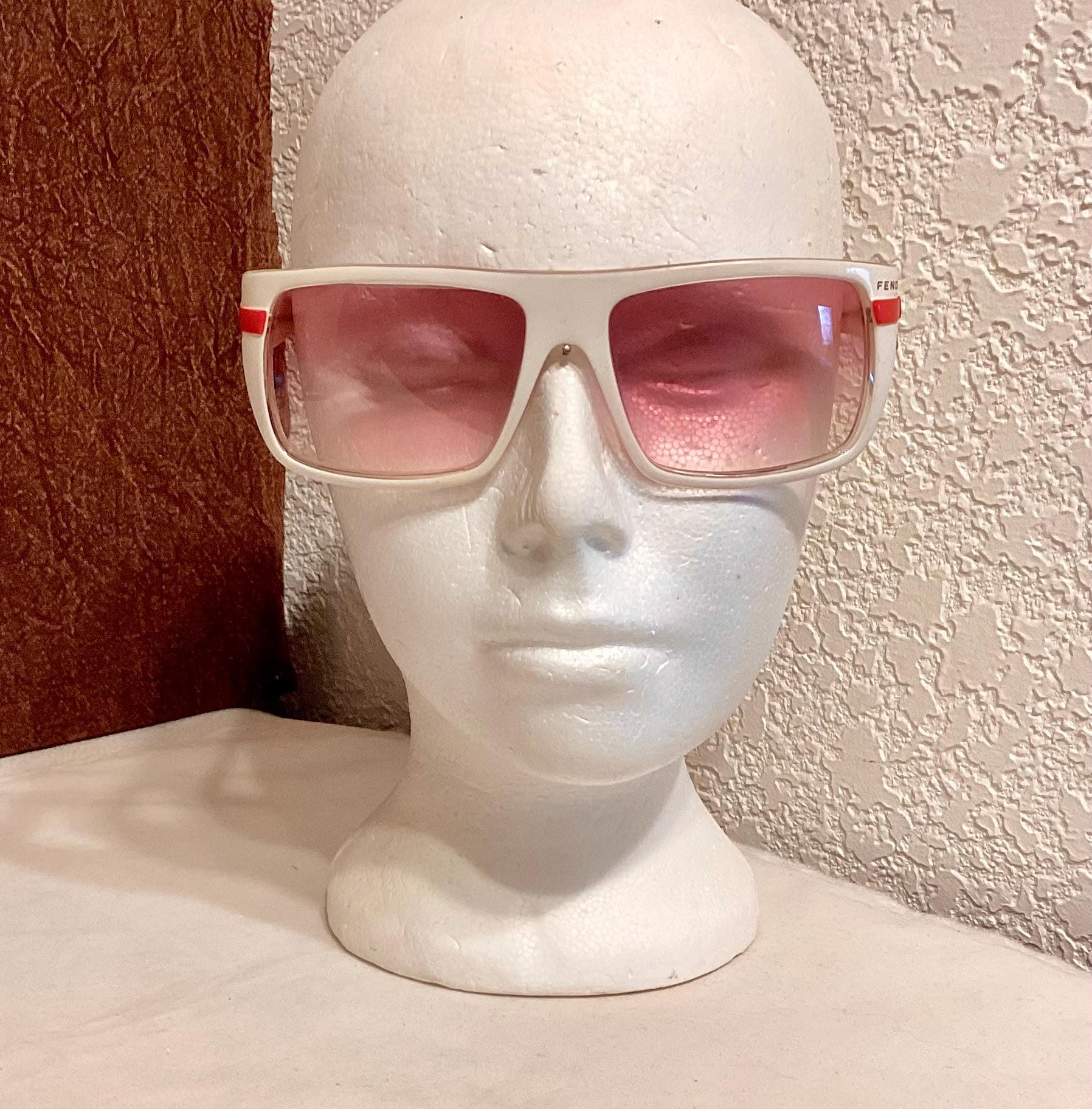 Y2k Sunglasses Fendi - Etsy