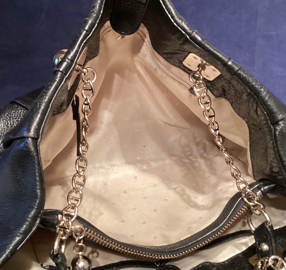 KATE SPADE NY Shimmery Leather Purse w/Chain/Leat… - image 4