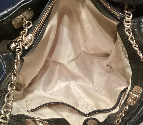 KATE SPADE NY Shimmery Leather Purse w/Chain/Leat… - image 5