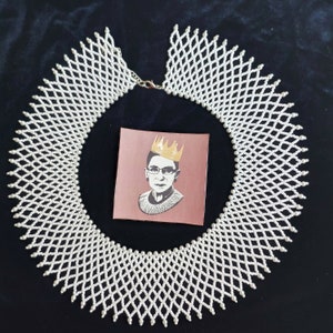Ginsburg collar RBG necklace Pearl necklace for women