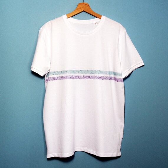 2 Lignes peintes main à la main peintes - T-Shirt coupe homme 77eb3a 2 Lignes peintes main à la main peintes - T-Shirt coupe homme 77eb3a