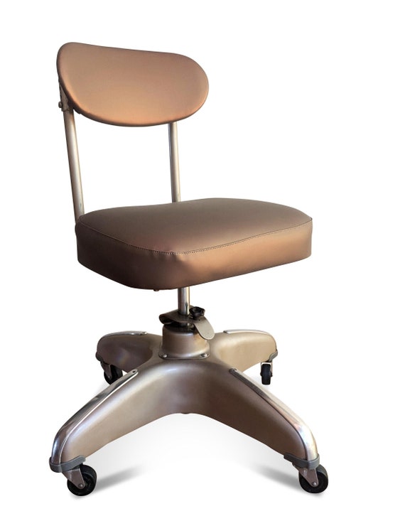 椅子 Vintage mid-century desk chair Mid-Century Modern Office Adjustable Desk Chair, c.1950's