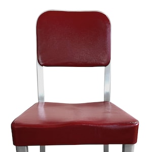 Good Form Industrial Desk Chair - General Fireproofing Red Office Chair
