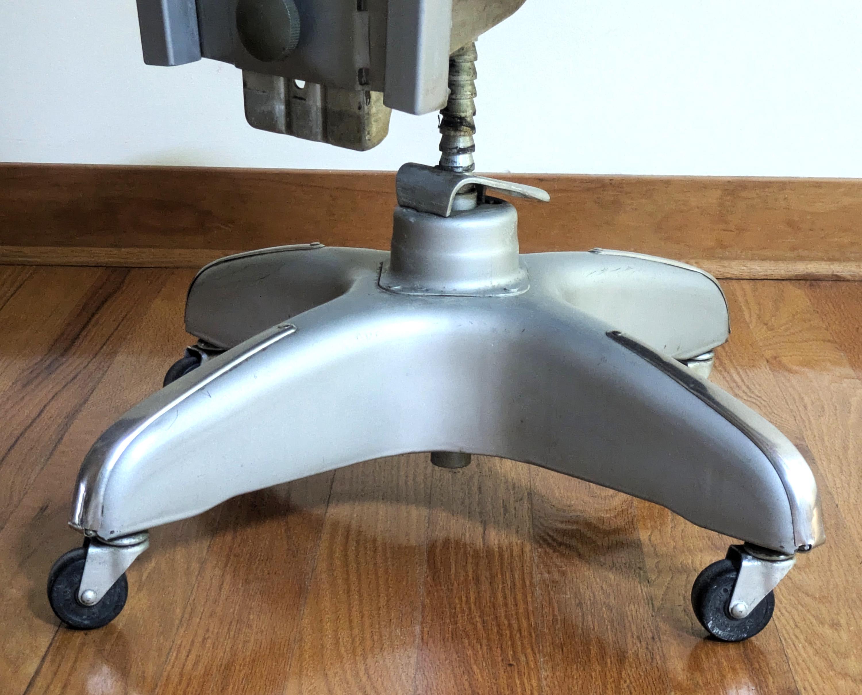 Mid-century Custom Tanker Desk Chair - Cole Steel Industrial Chair