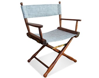 Postmodern Wooden Metal Folding Chair / Piu Chair / Chiaramonte