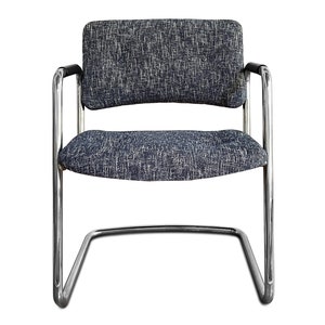 Vintage Steelcase Office Chair - Blue Accent Chair