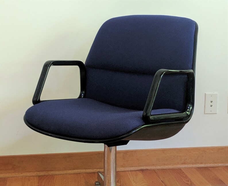 Mid Century Ibm Office Chair Vintage Desk