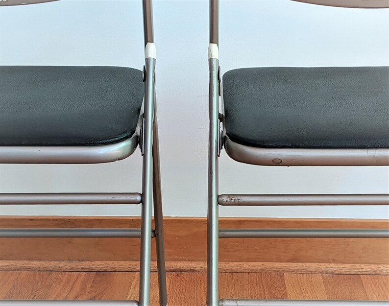 Vintage Samsonite Folding Chairs Metal Chair Pair Etsy