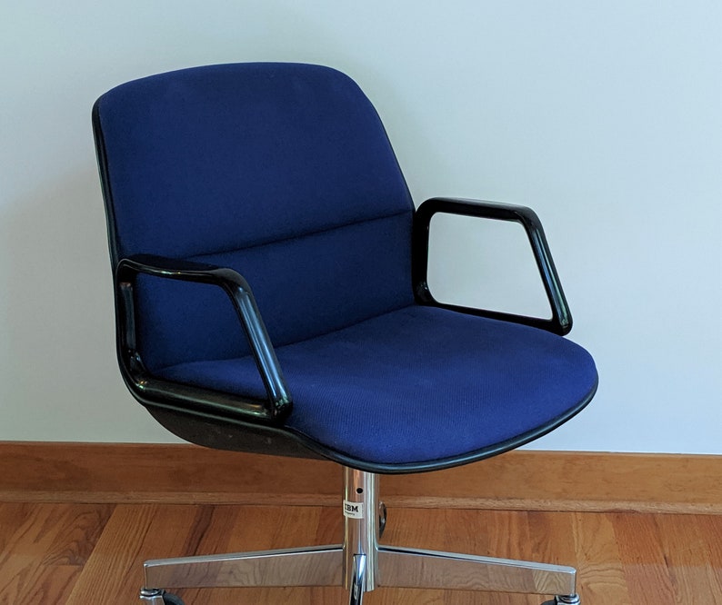 Knoll Style Desk Chair Vintage Office Chair Mid Century Etsy
