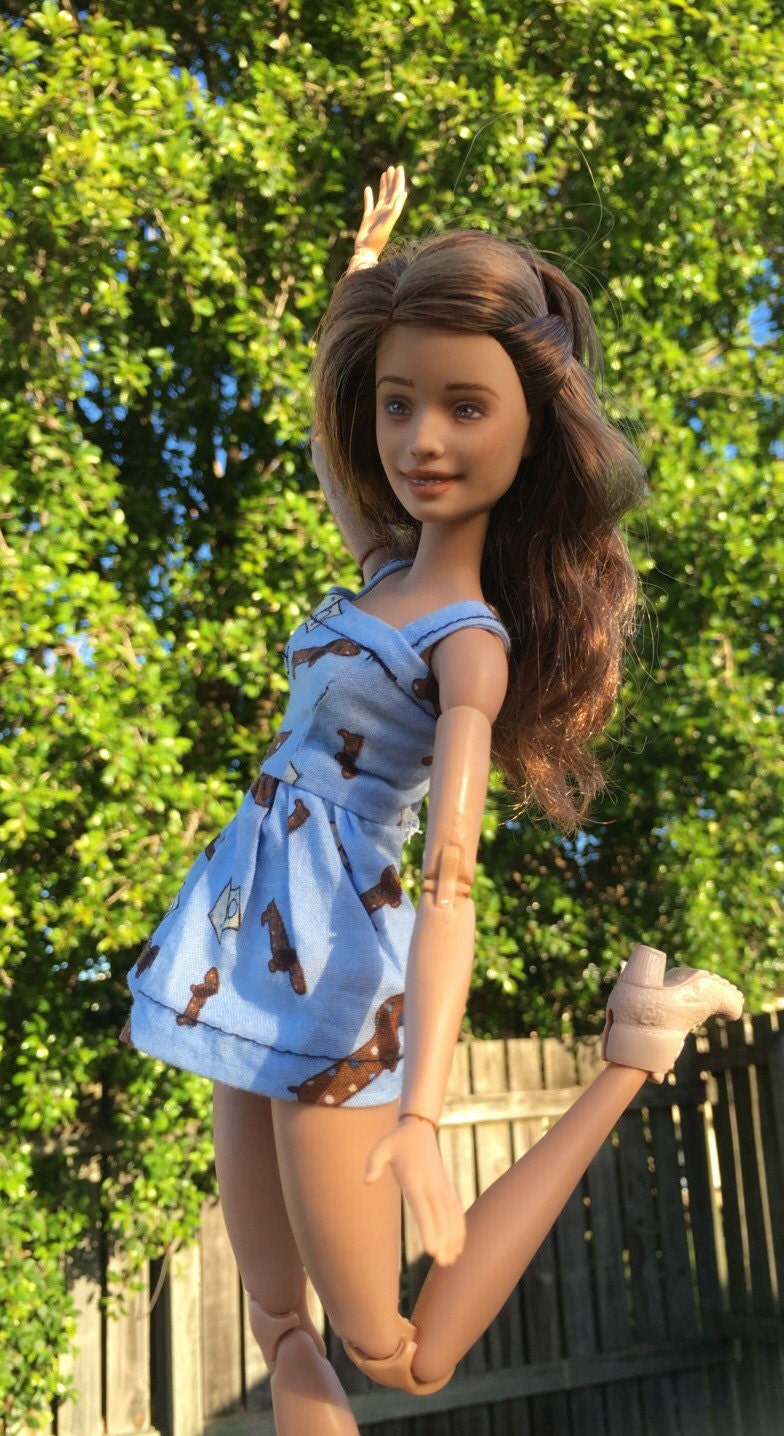 Makeunder Doll Custom Barbie Doll Repaint Natural Beauty