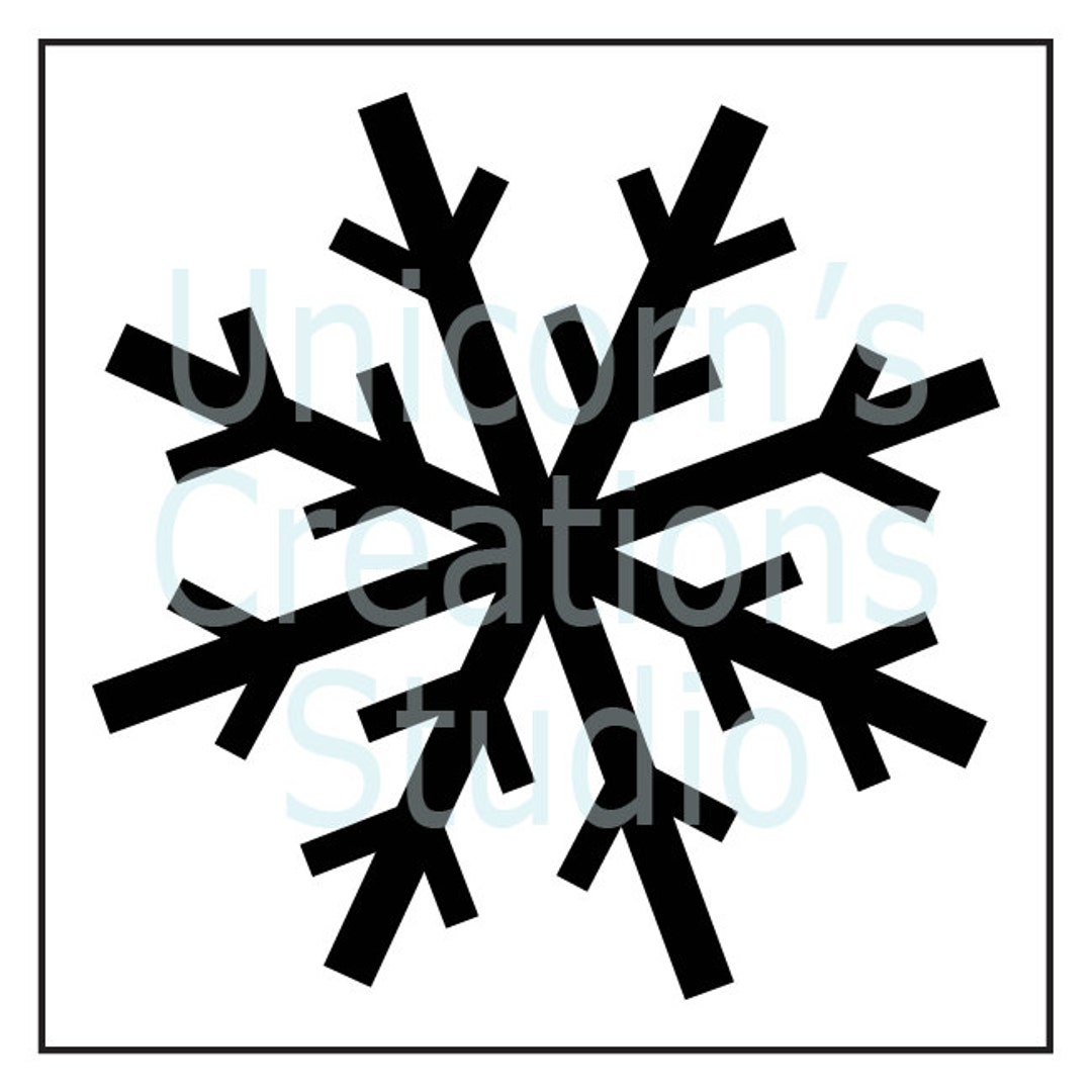 Mylar Snowflake Stencil, Scrapbooking, Fabric Painting, Airbrushing ...