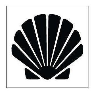 Scallop Shell Stencil-scrapbooking, Fabric Painting, Furniture Decor ...