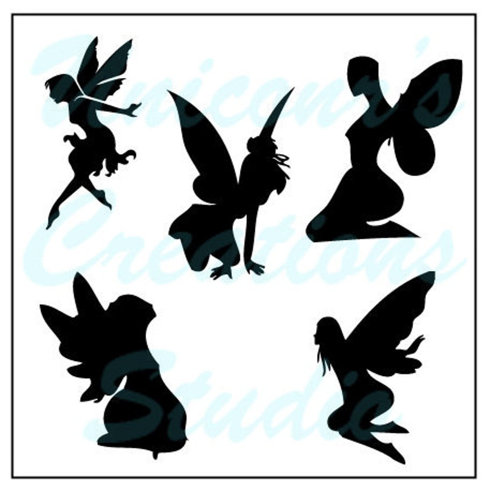 Fee Schablone Schablone-Scrapbooking Stoffmalerei Möbel - Etsy.de