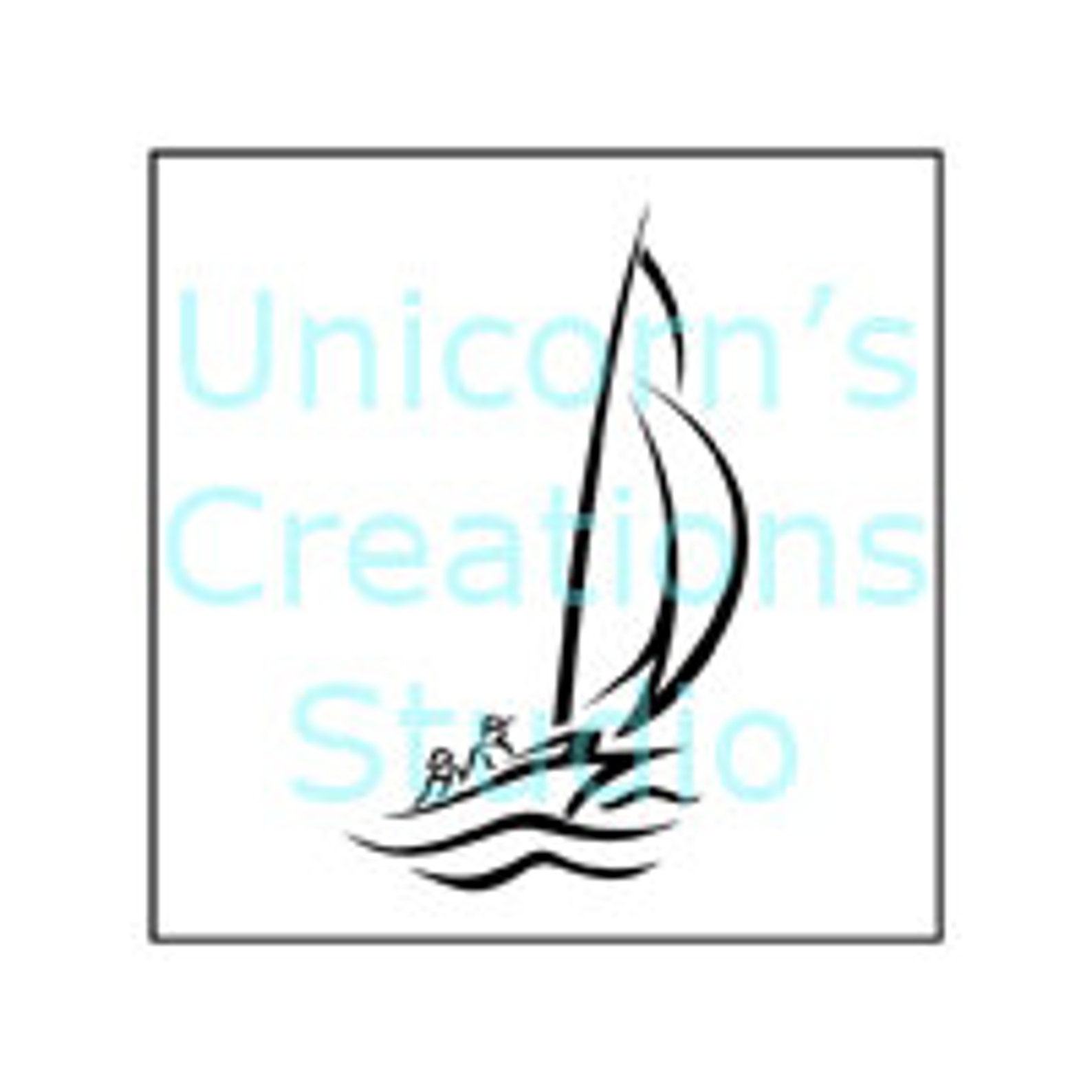 Mylar Sailboat Stencil, Scrapbook Stencil, Fabric Stencil, Furniture Stencil, Airbrush Stencil