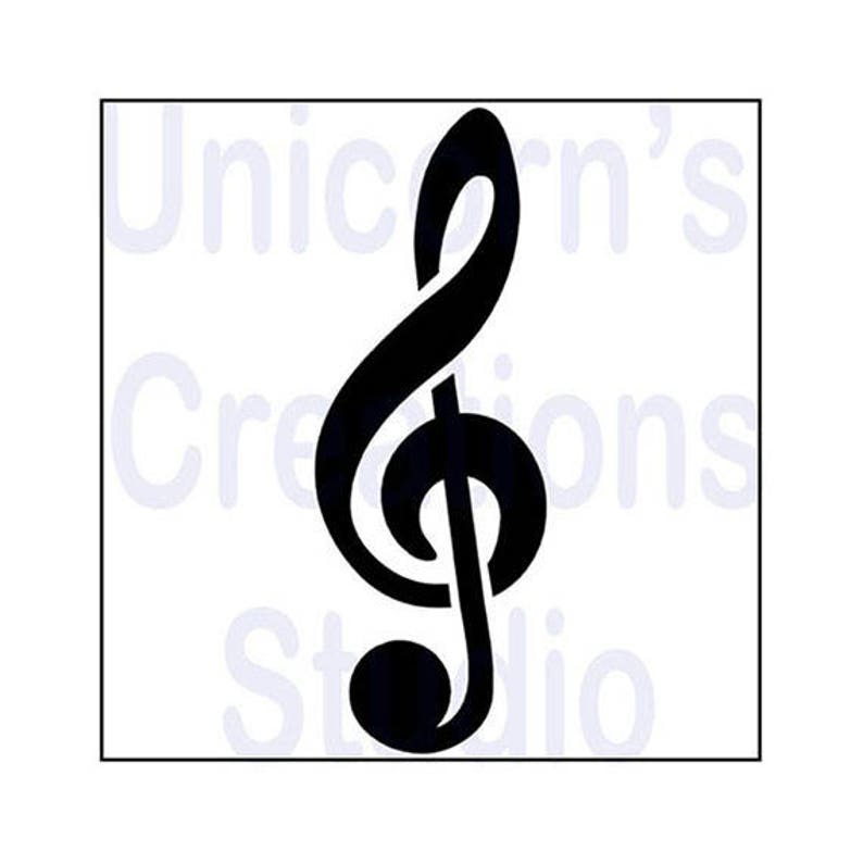 Mylar Treble Clef Stencil Stencil Scrapbooking Stencil De Etsy dennis-silva-dennissilvamco-musicals-acoustic-guitar-art-ukulele