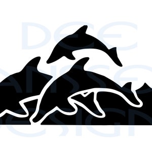 Stencil Mylar delfino, Stencil di carta, Stencil oceano, Stencil nautico, Stencil da parete, Stencil per mobili, Stencil di vetro, Stencil di tessuto