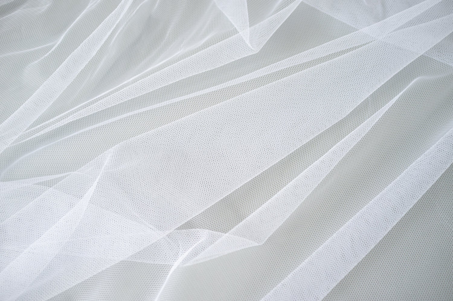 White English Net Soft Draping Tulle Bridal Tulle fabric | Etsy