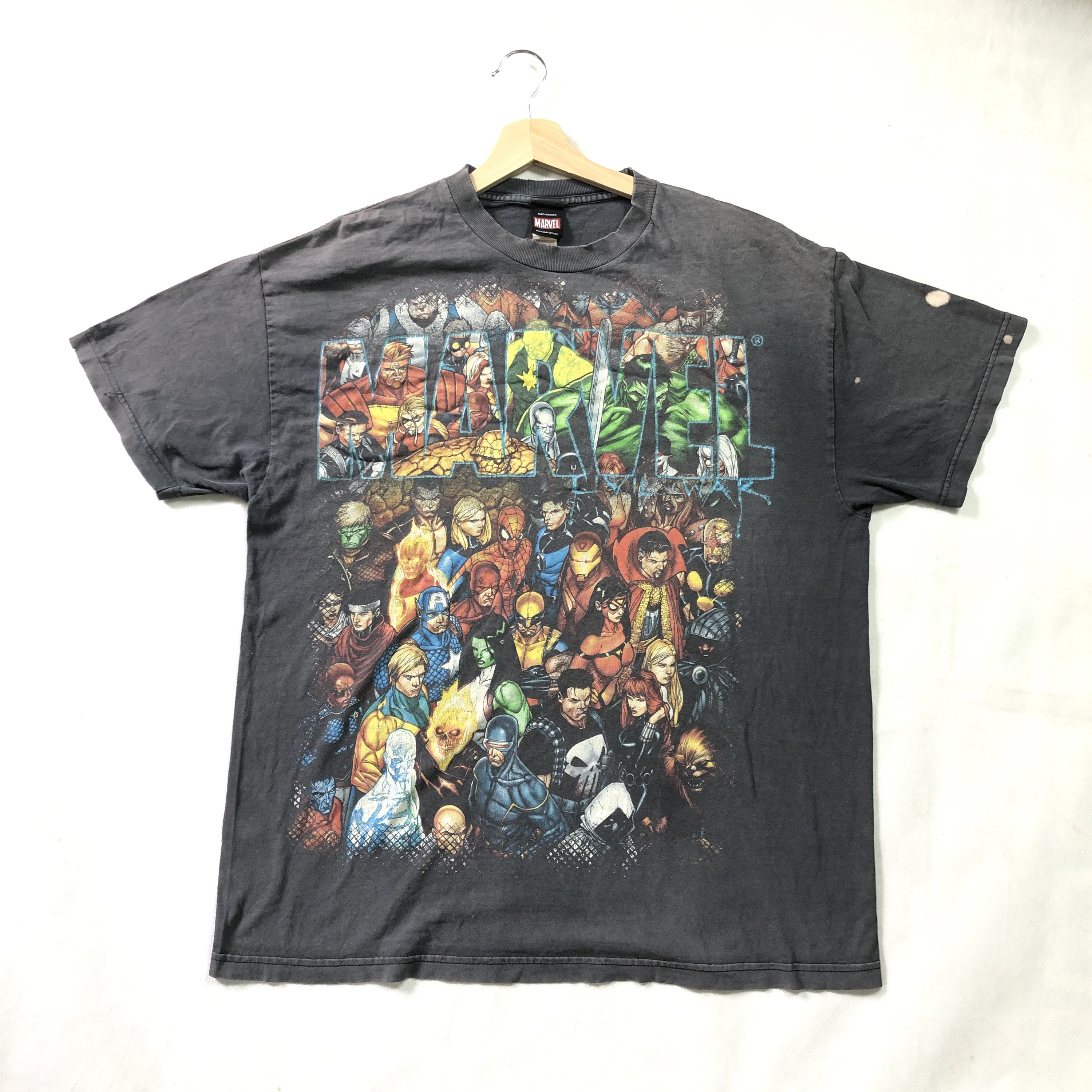 T-shirt Vintage Marvel Iron Fist - Taille M 100% Coton - Occasion Très Bon État