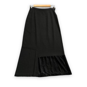 Rare! Vintage AD1999 Comme Des Garcons Maxi Reconstructed Junya Watanabe Wool Skirt