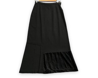 Rare! Vintage AD1999 Comme Des Garcons Maxi Reconstructed Junya Watanabe Wool Skirt