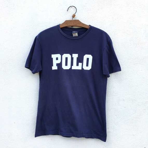 Vintage Polo Sport Big Logo Spell Out Tshirt - Etsy