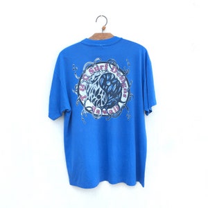 Vintage t&c surf shop hawaii bloody style yinyang logo town country promo thin soft xLarge