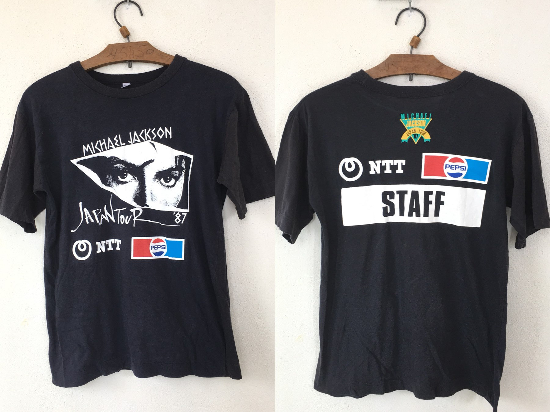 マイケル・ジャクソン 1987年ジャパンツアーTシャツ 非売品 スタッフ