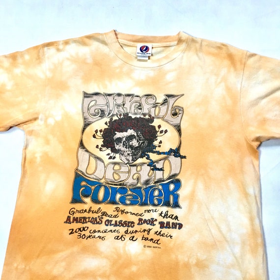 Rare! Grateful Dead Forever Skull Tie Dye Vintage… - image 2