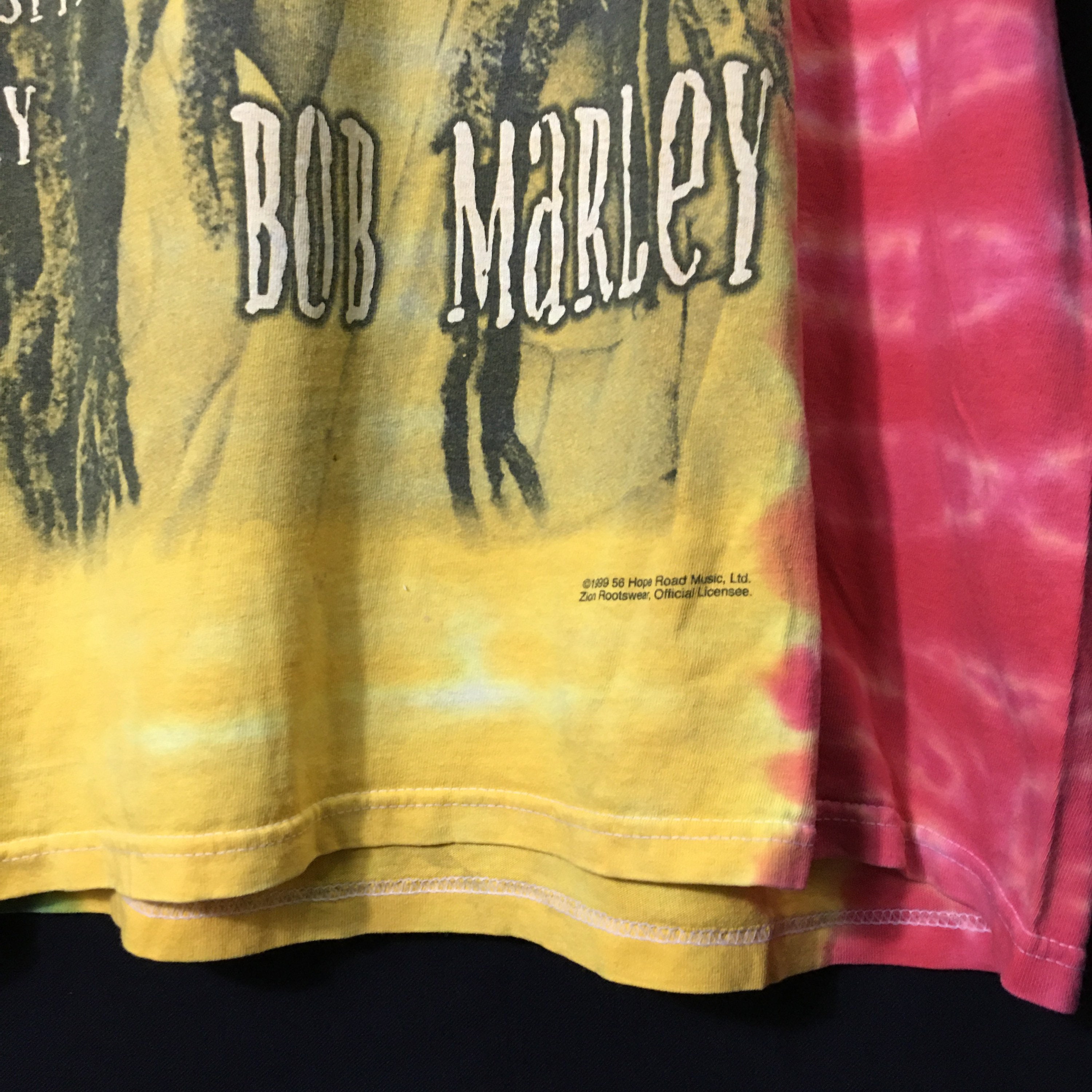 Official Bob Marley 1977 Tour T-Shirt - Men's Grey Dye Wash, 60% Cotton 40% Polyester, Unisex Sizing - View #7