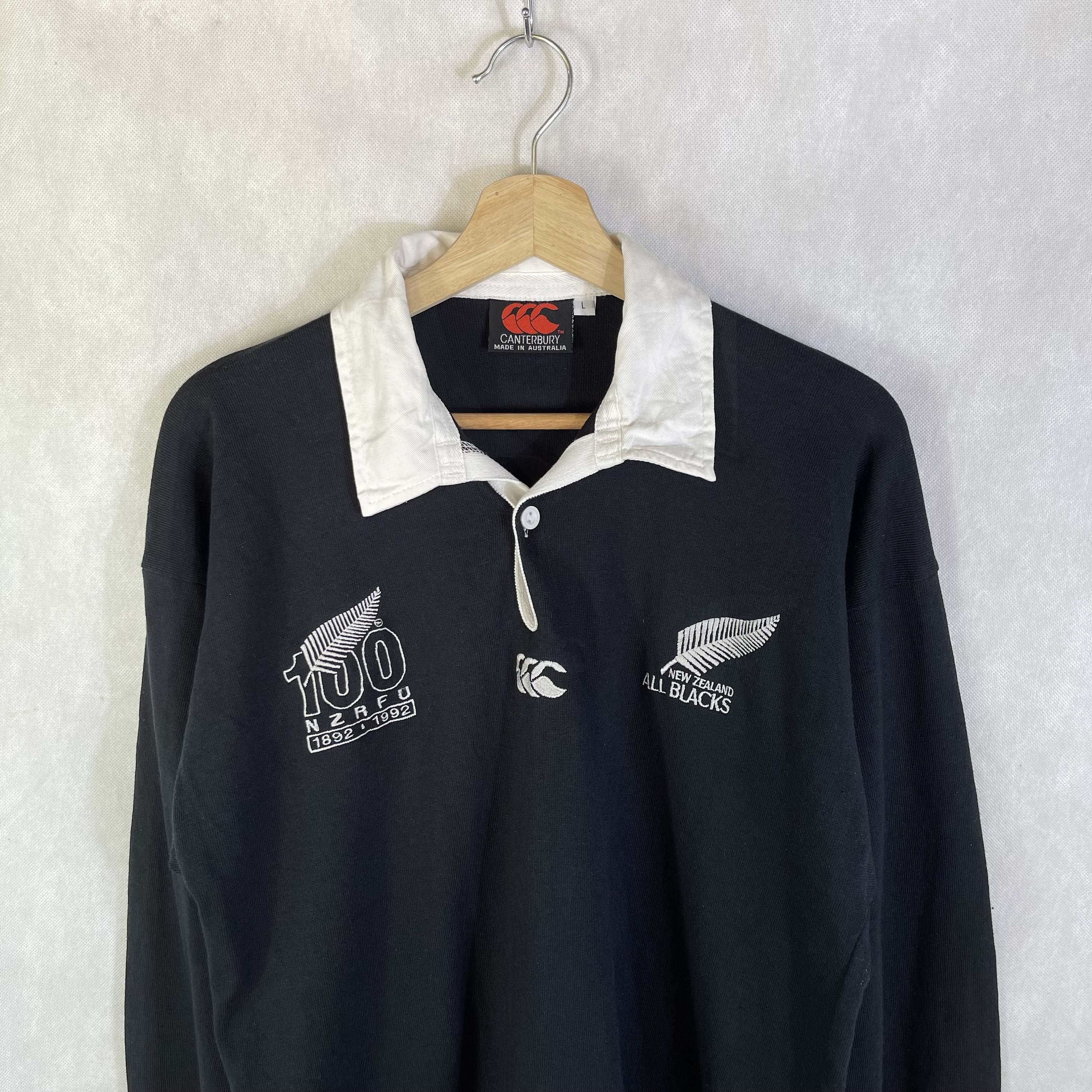 Rare! Vintage 1992 100 Years All Black NZRFU Anniversary