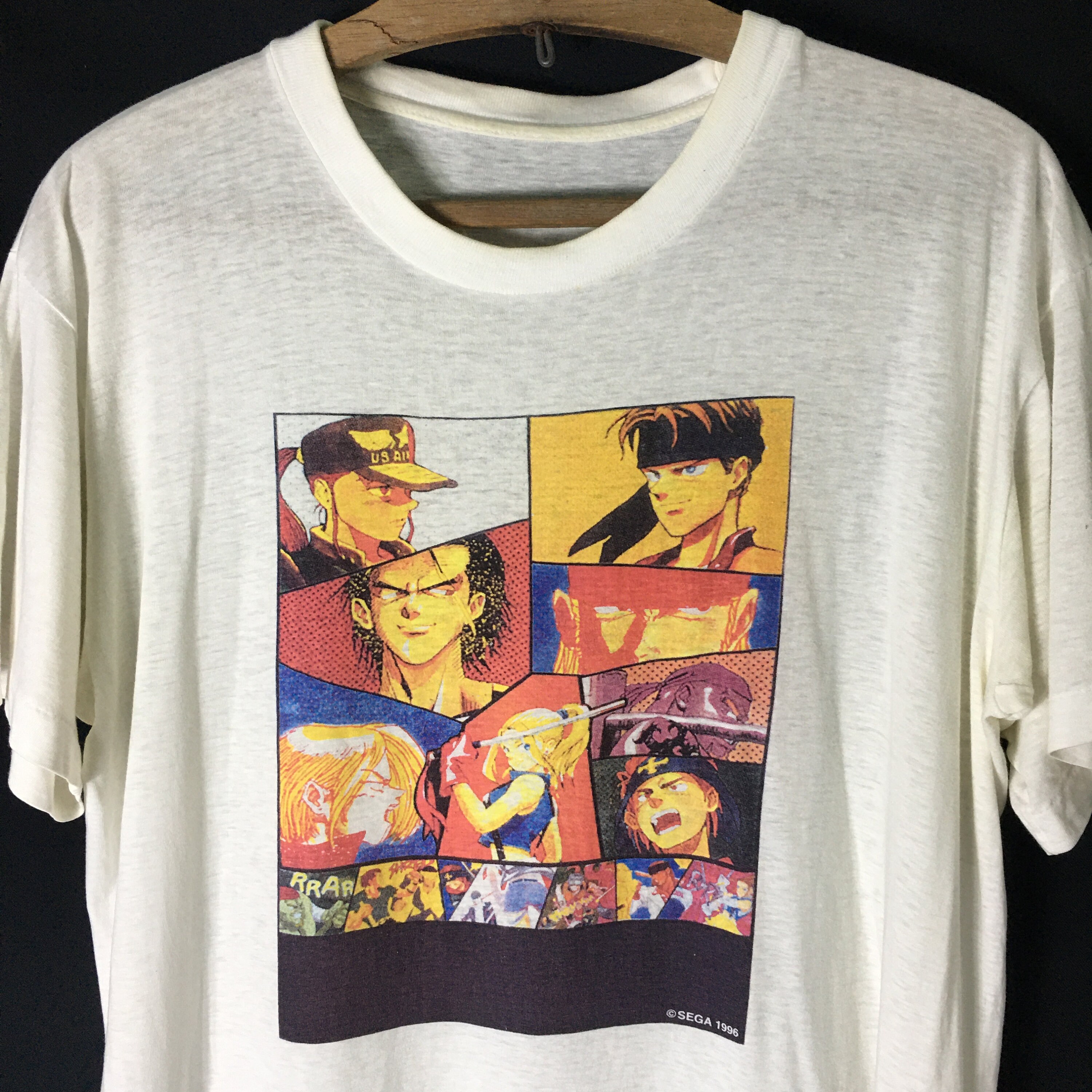 ラストブロンクス Tシャツ ゲーム SEGA 格ゲー セガ レトロ ビンテージ ヴィンテージ 1996 セガ ラストブロンクス 東京番外地 Tシャツ