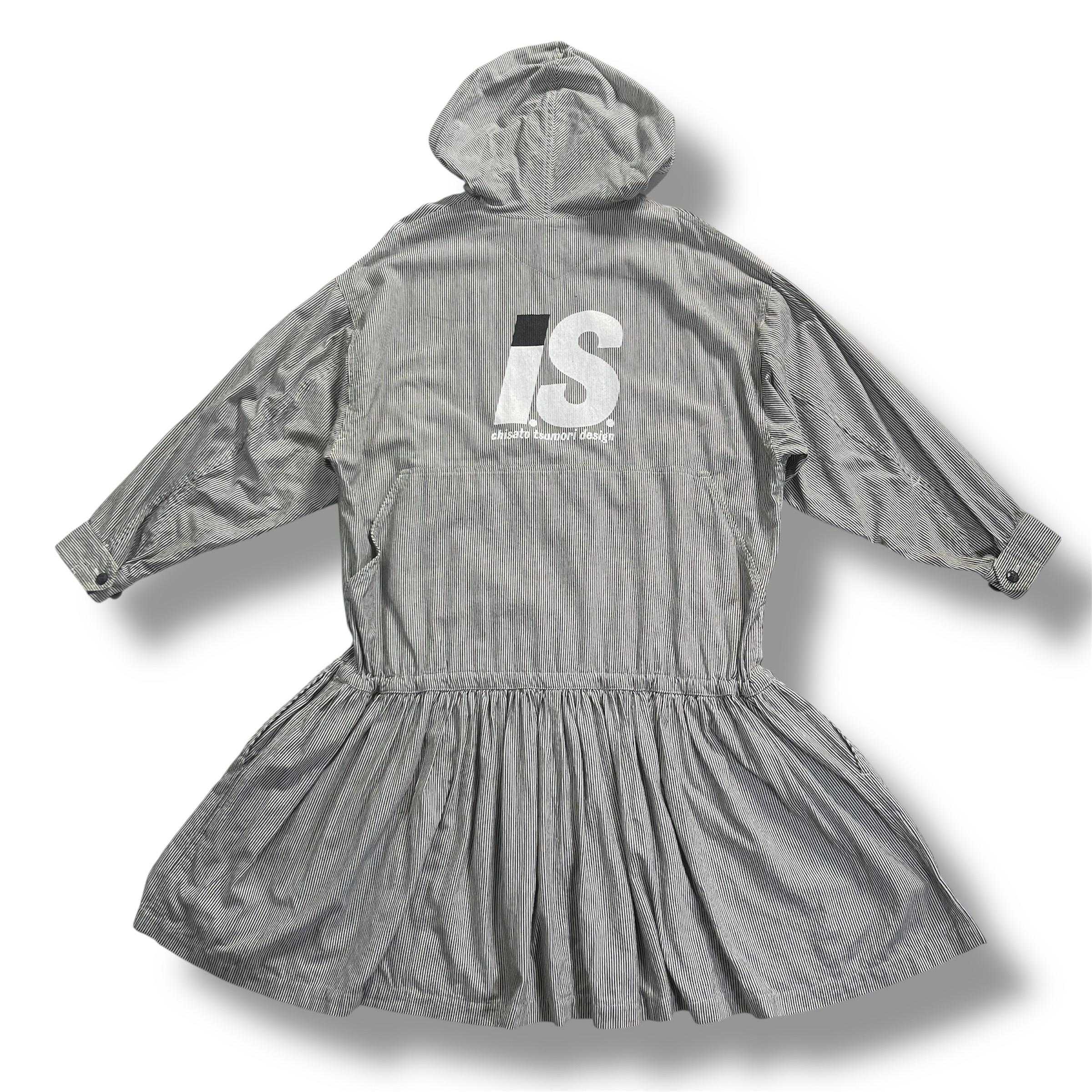 Rare! Vintage Archive Issey Miyake Hickory Multipocket Hoodie