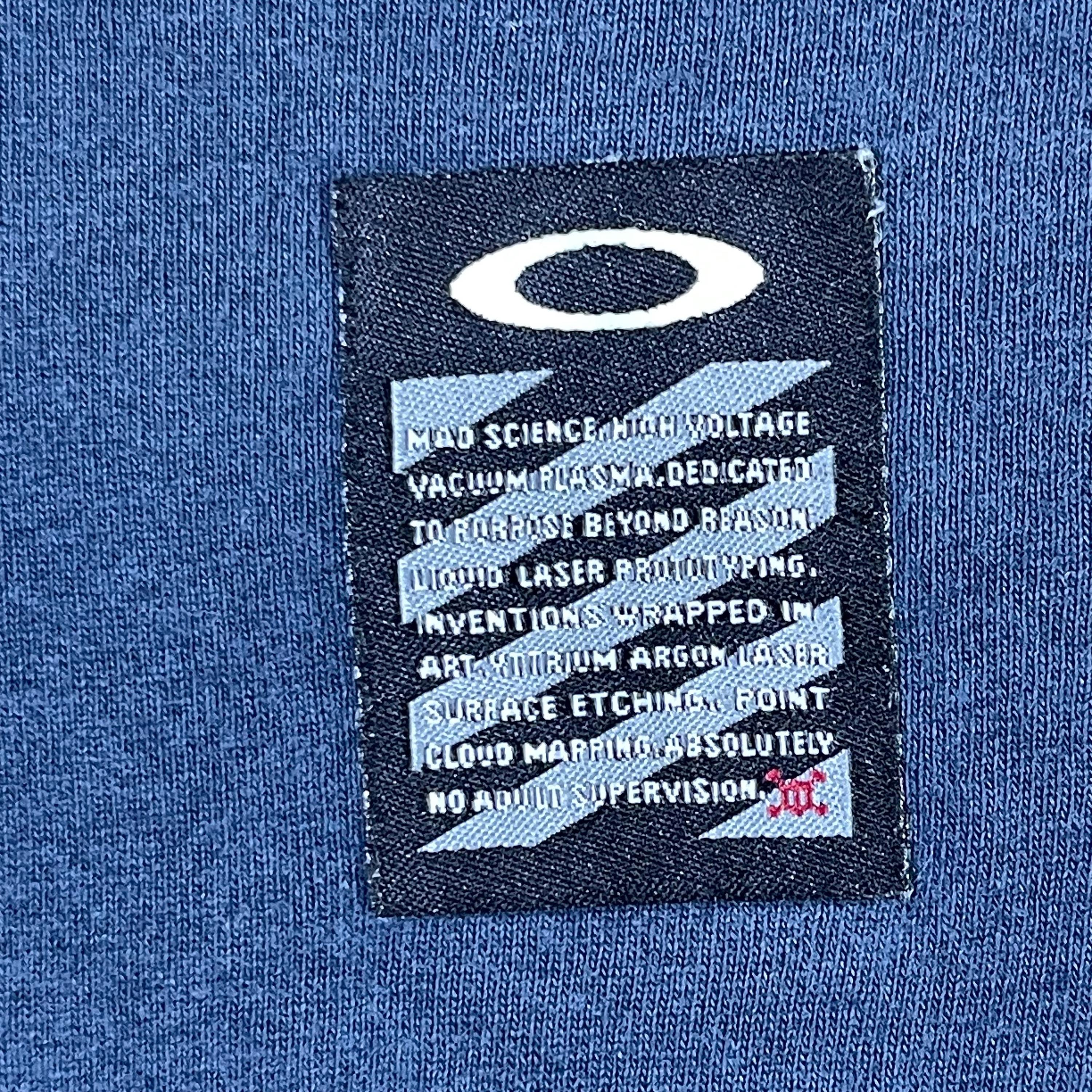 Vintage 90s Oakley Software Embroidered Centre Logo Mad Science