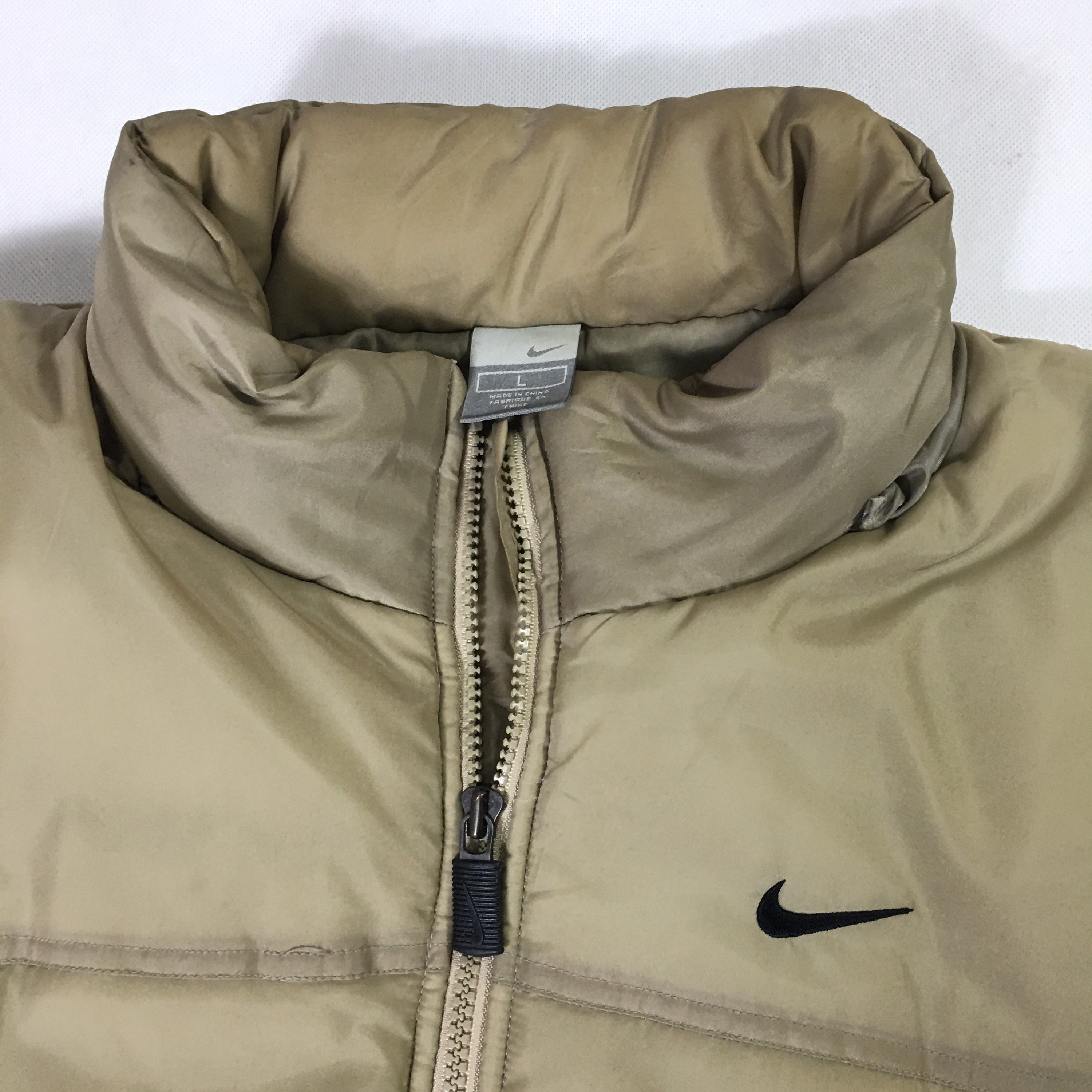 Vintage Nike Swoosh Puffer Embroidery Chest Logo Down Zipper | Etsy