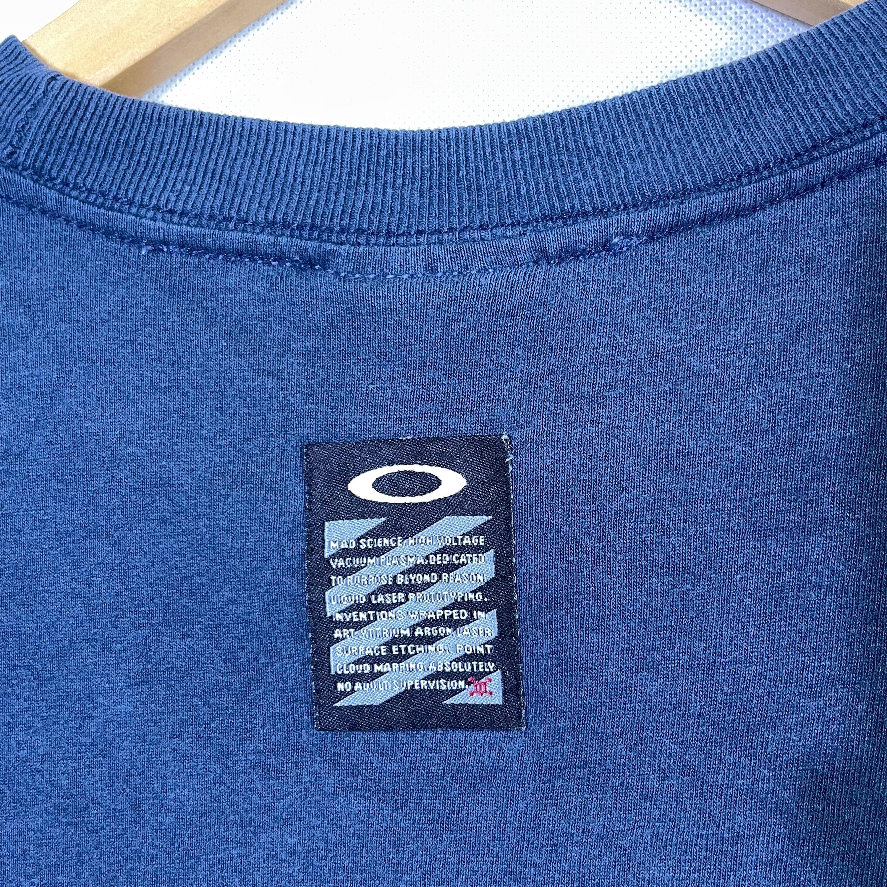 Vintage 90s Oakley Software Embroidered Centre Logo Mad Science
