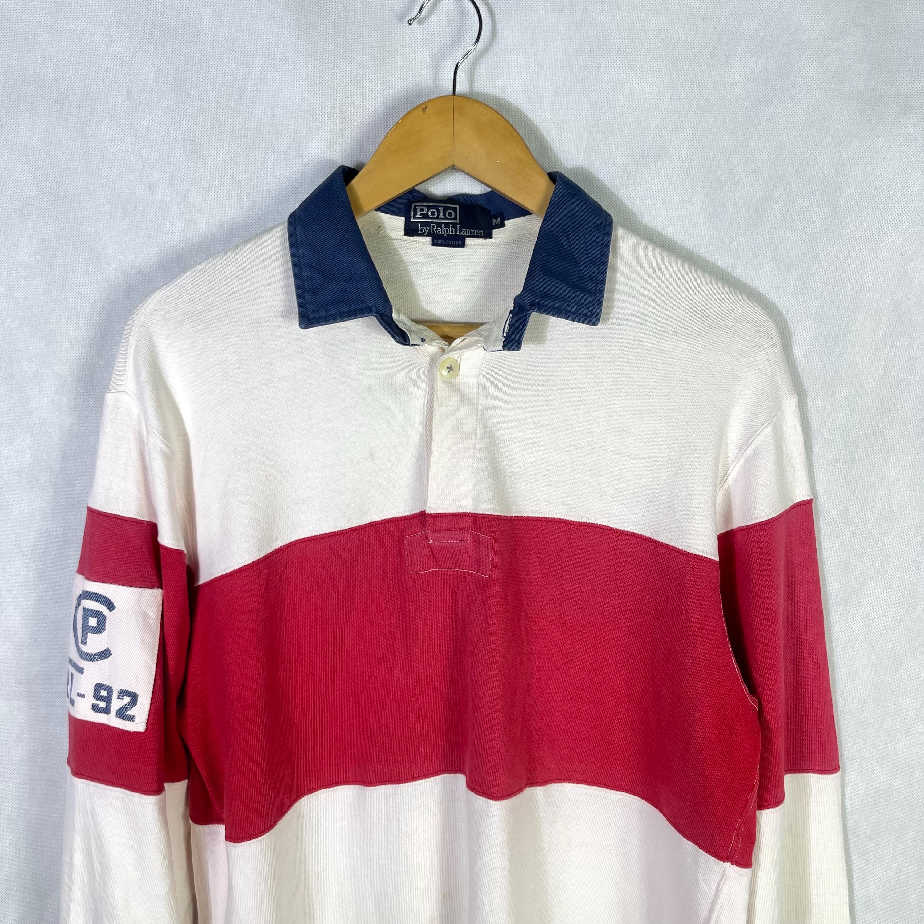 Vintage Polo CP RL-92 Ralph Lauren Stadium P Wing Rugby Long