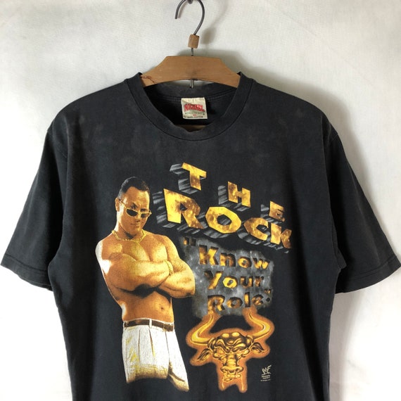 Rare! Vintage The Rock Wrestling WWE WWF Raptees … - image 3