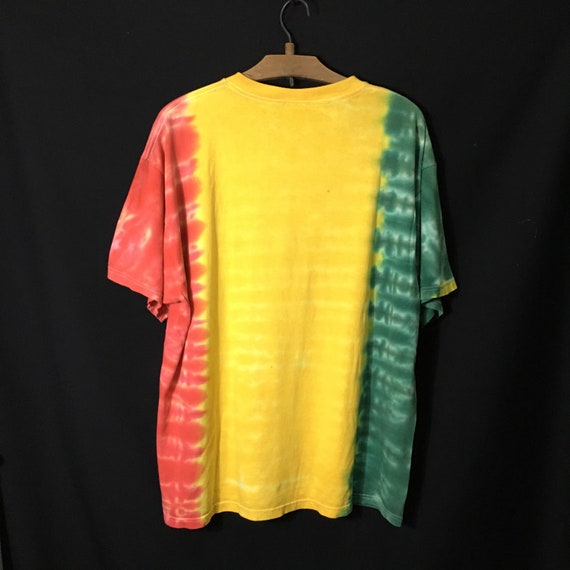 Vintage 90s Bob Marley Tie Dye T-Shirt Xlarge - image 3