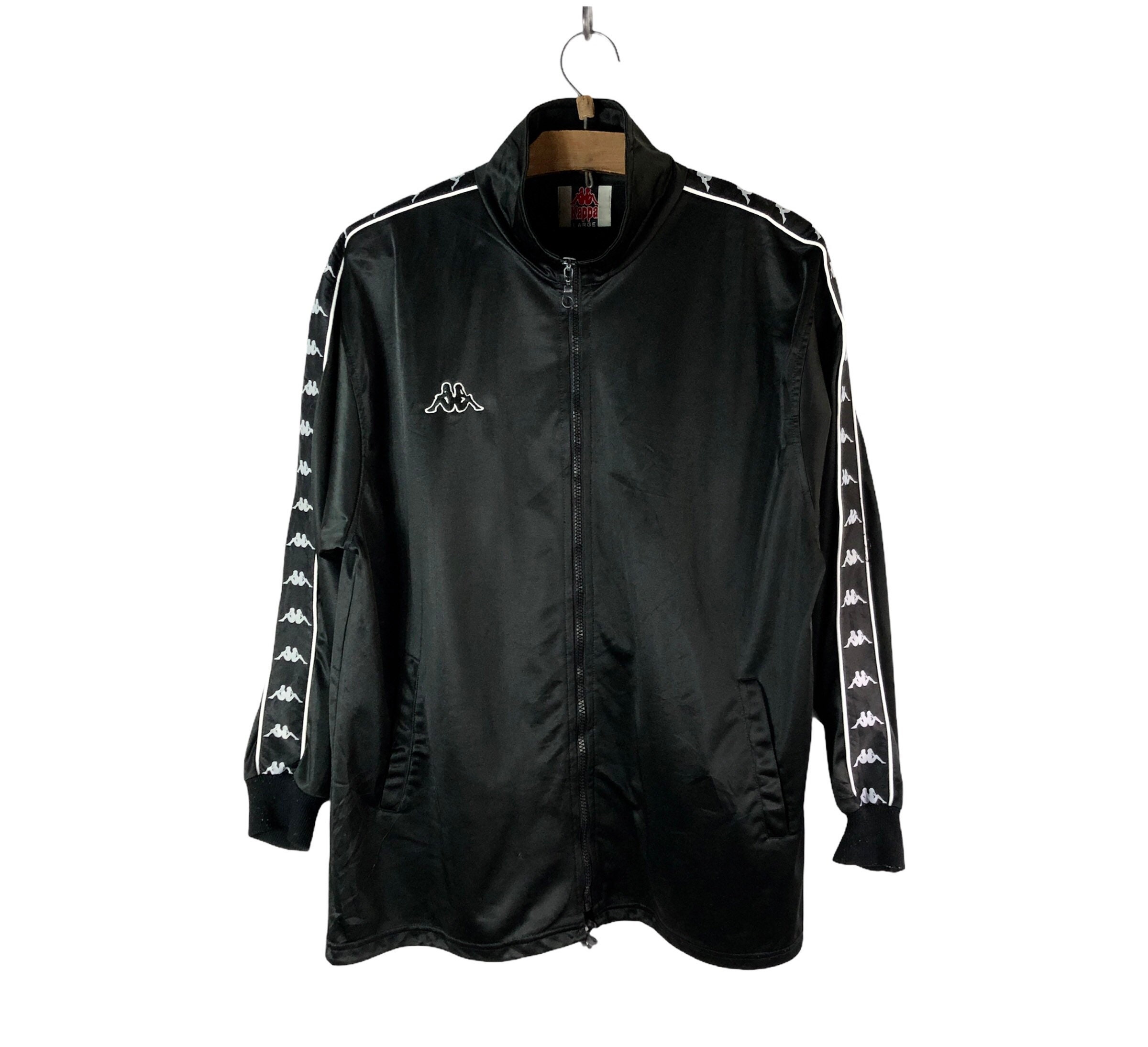 Vintage Kappa Side Tape Big Logo Embroidery Track Top Zipper Vintage Kappa Side Tape Big Logo Embroidery Track Top Zipper